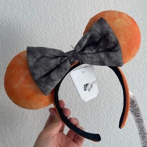 Halloween Disney Parks - Minnie Mouse Ear Headband For Adults - Orange & Black